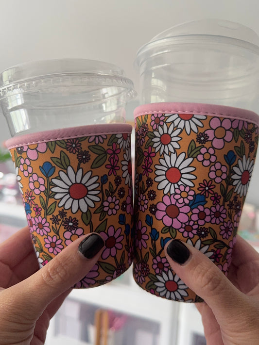 Fall Daisies Coffee Coozies