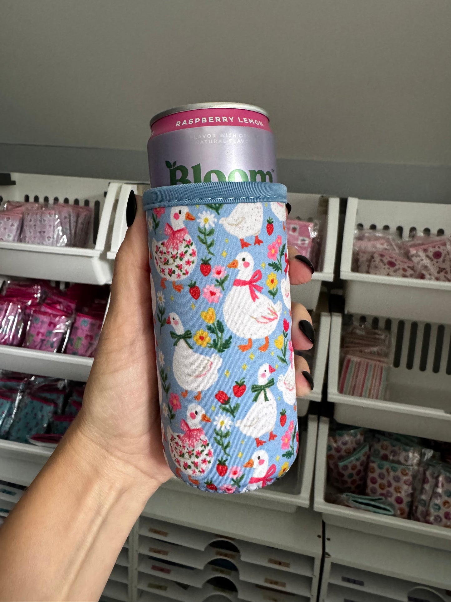 Geese With Ribbons Tall Can Sleeves (Pack of 5)