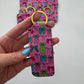 Colorful Bows Chapstick Holder Keychains (Pack of 5)
