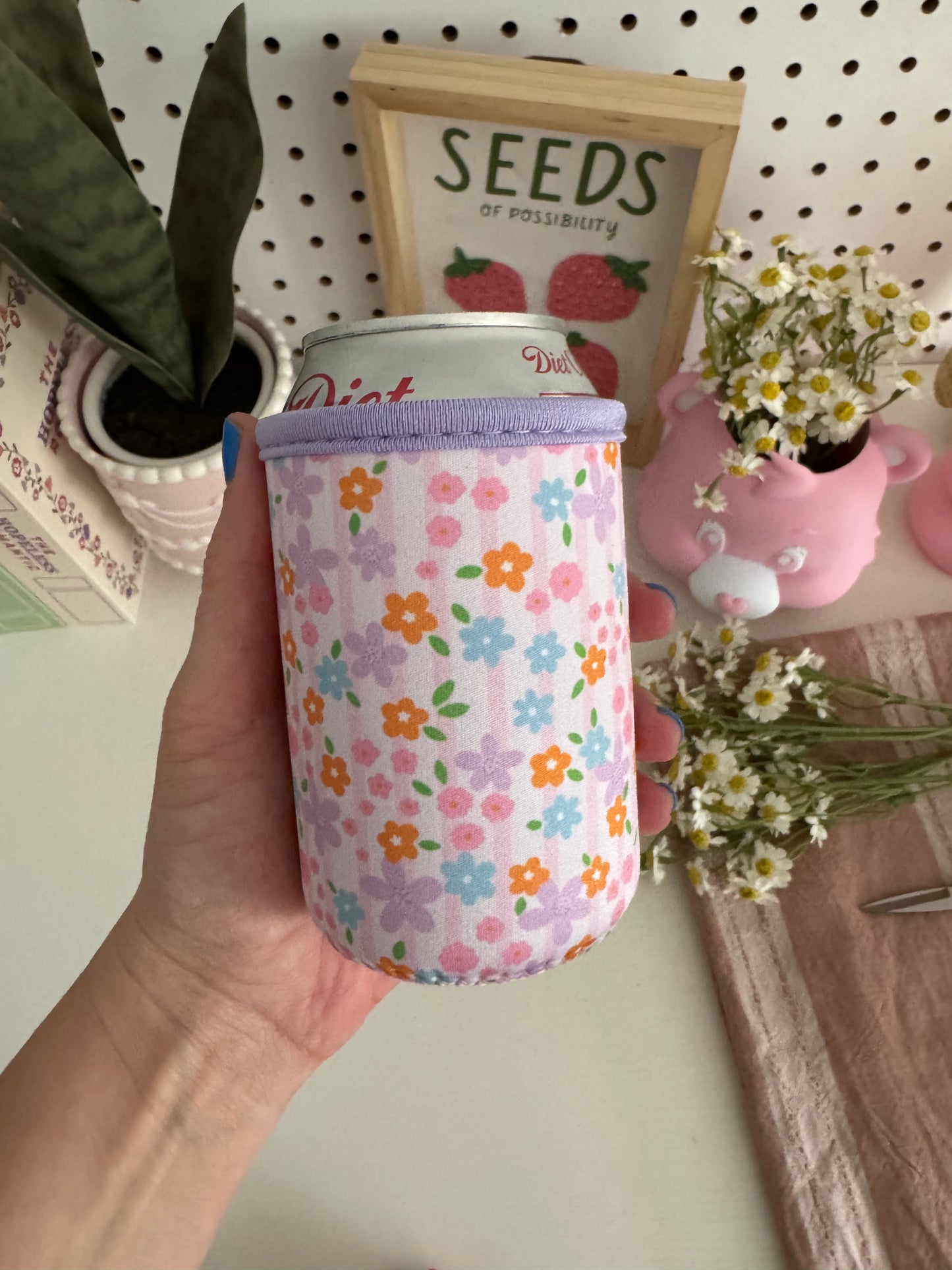 Pretty Pastels Can Sleeves (Pack of 5)