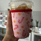 Candy Canes SMALL Coffee Coozies (Pack of 5)