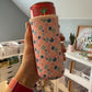 Pretty Retro Flowers Tall Can Coozies