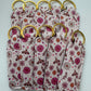 Bee's + Flowers Chapstick Holder Keychains (Pack of 5)