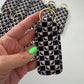 Checkered Bats Chapstick Holder Keychains (Pack of 5)