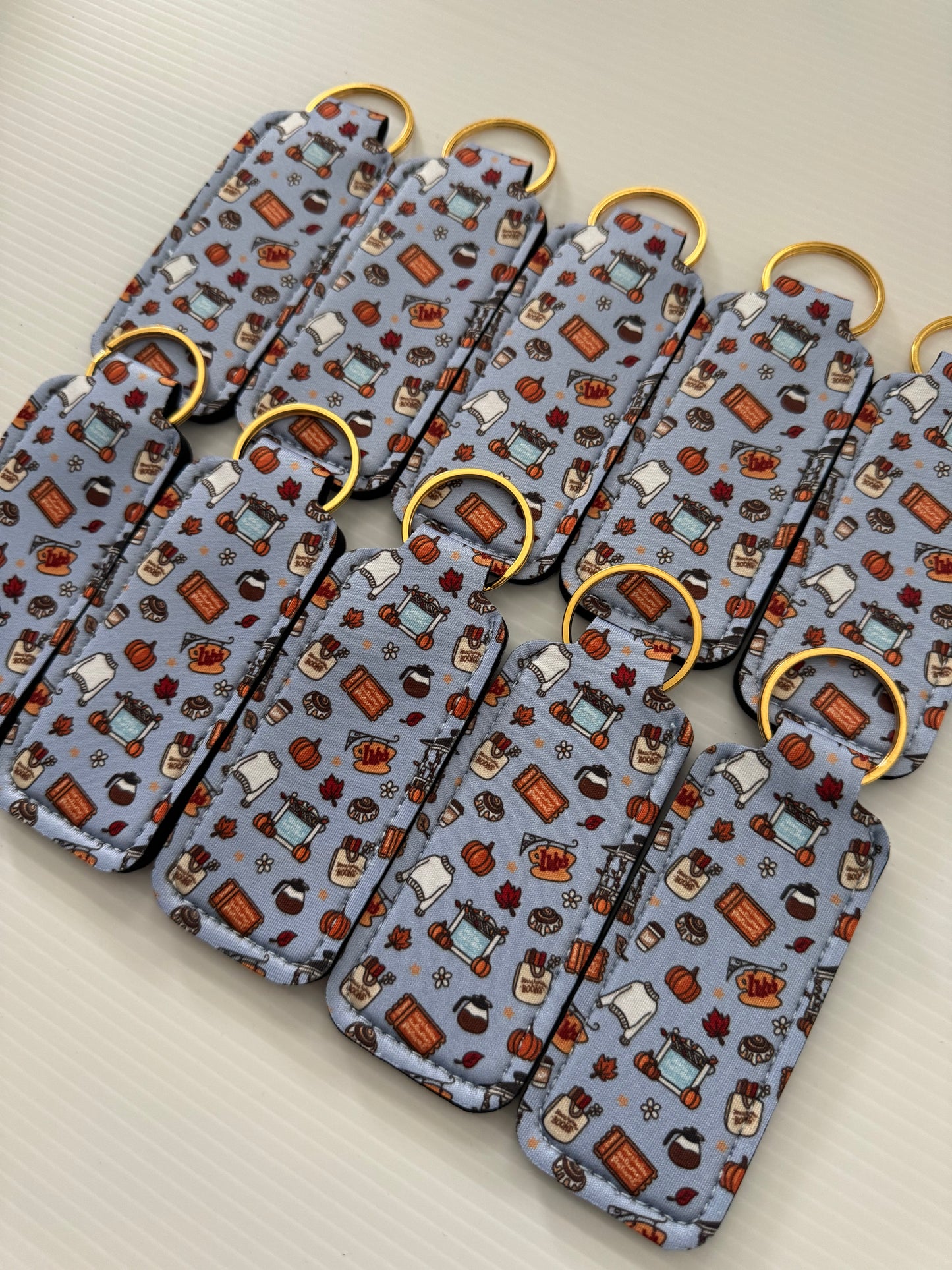 Autumn In SH Chapstick Holder Keychains (Pack of 5)