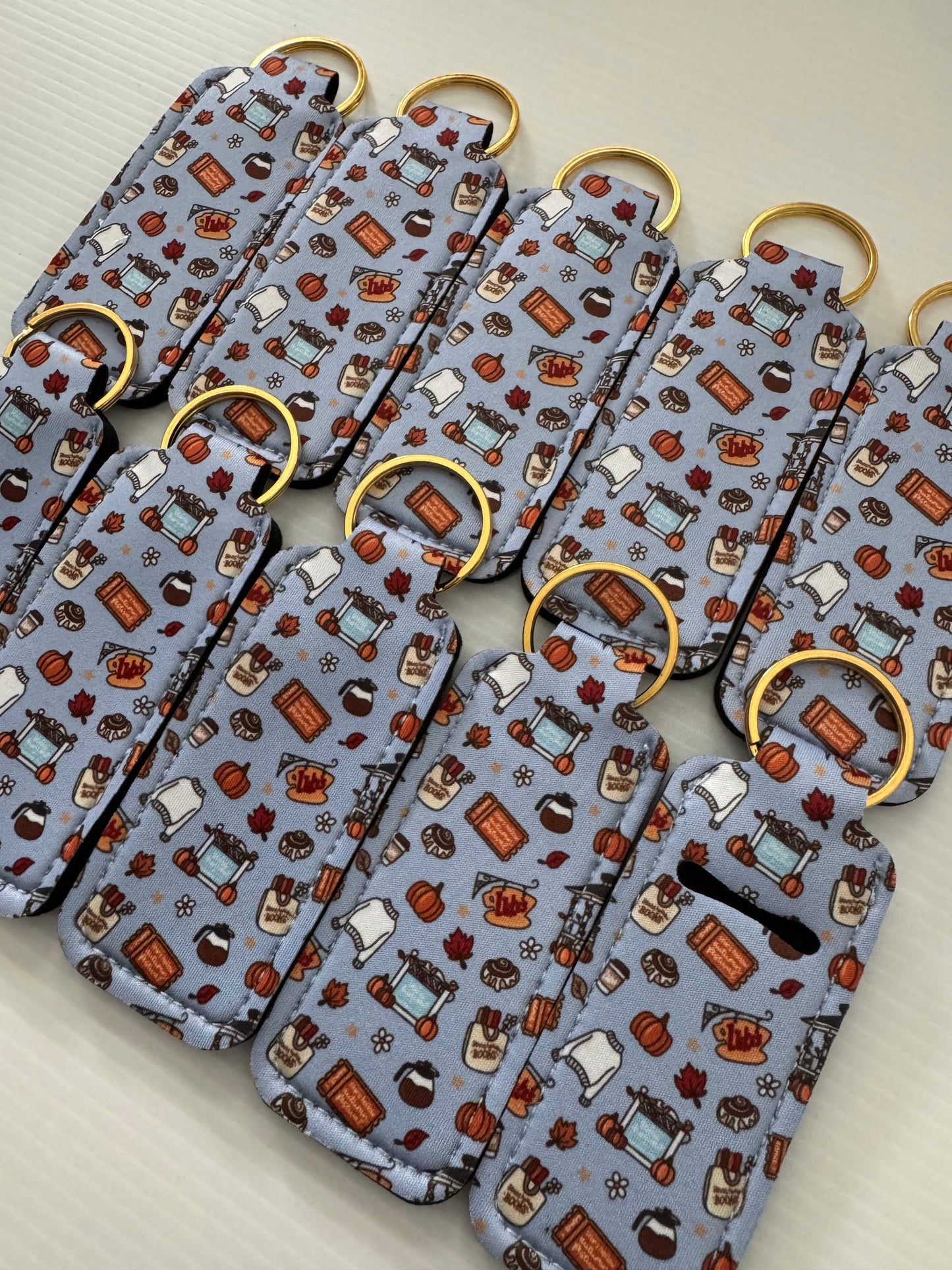 Autumn In SH Chapstick Holder Keychains (Pack of 5)