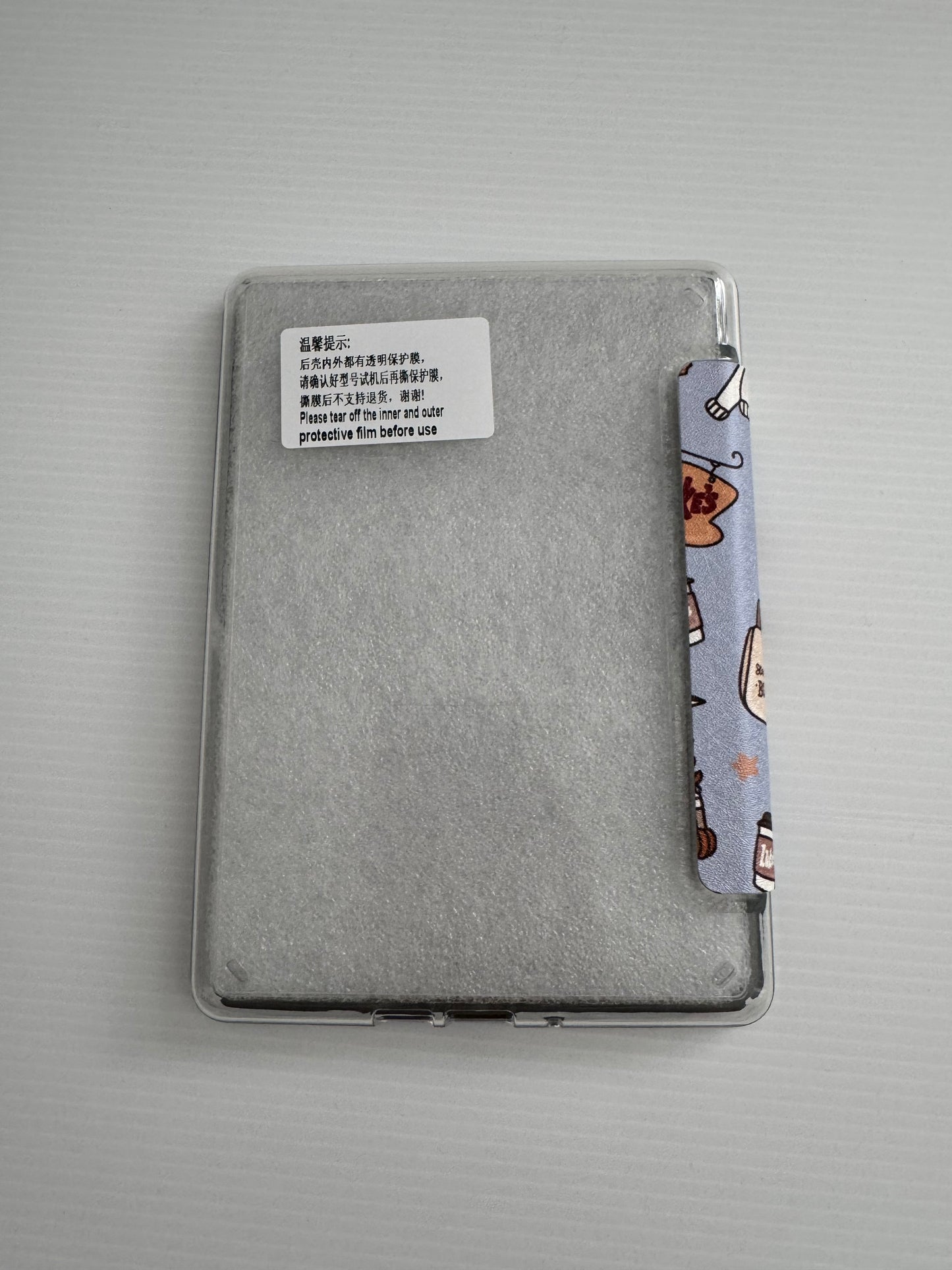 Autumn Gilmore/ Wholesale Clear Back  Kindle Cases- PACK of 3