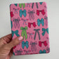Pretty Pink Bows/ Wholesale Clear Back  Kindle Cases- PACK of 3