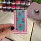 Dainty Pink Flower Magnetic Bookmarks (Pack of 5)