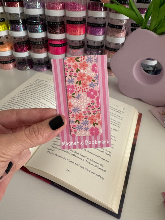 Floral Burst Magnetic Bookmarks (Pack of 5)