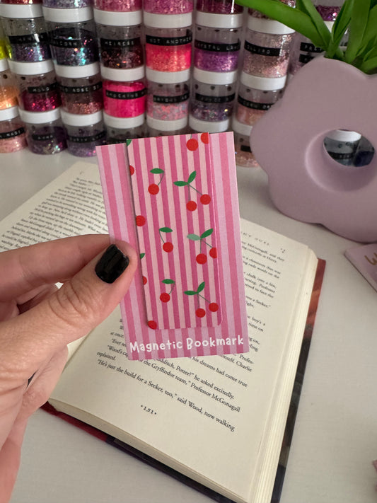 Cherries Magnetic Bookmarks (Pack of 5)