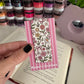 Pink + White Flowers Magnetic Bookmarks (Pack of 5)