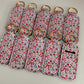 Bows + Flowers Chapstick Holder Keychains (Pack of 5)