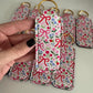 Bows + Flowers Chapstick Holder Keychains (Pack of 5)