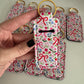 Bows + Flowers Chapstick Holder Keychains (Pack of 5)