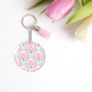 Bow + Floral Grid Keychain Decals (PACK OF 5)