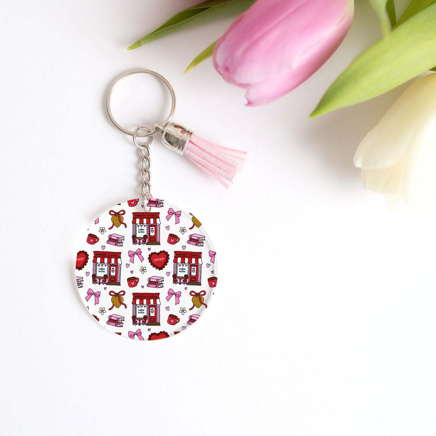 Coffee + Books Keychain Decals (PACK OF 5)