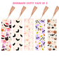 Halloween Mix #1 (DOUBLE SIDED) Bookmark UVDTF (pack of 5)