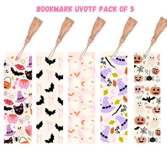 Halloween Mix #1 (DOUBLE SIDED) Bookmark UVDTF (pack of 5)