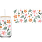 Orange Blossom (DOUBLE SIDED) UVDTF cup wrap