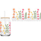 Wildflowers (DOUBLE SIDED) UVDTF cup wrap