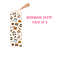 Autumn In Stars Hollow (DOUBLE SIDED) Bookmark UVDTF (pack of 5)