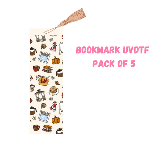 Autumn In Stars Hollow (DOUBLE SIDED) Bookmark UVDTF (pack of 5)